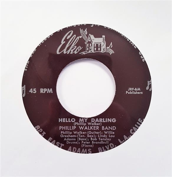Single - Phillip Walker Band - Hello My Darling/ Playing In The Park