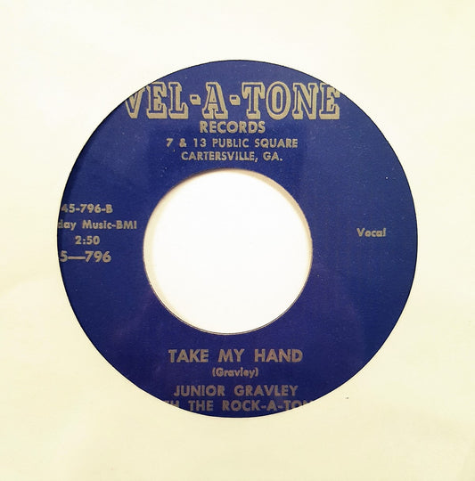 Single - Junior Gravley with The Rock-A-Tones - You Lied To Me Honey / Take My Hand