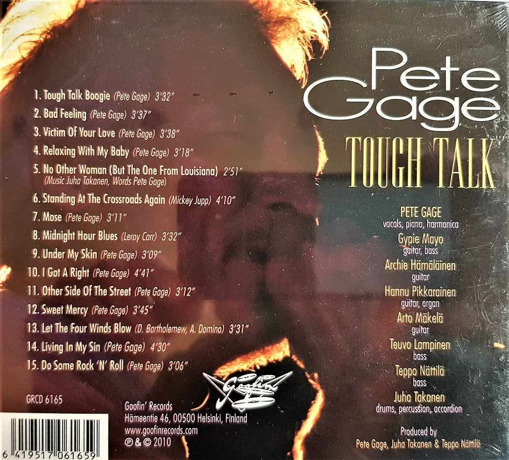 CD - Pete Gage - Tough Talk