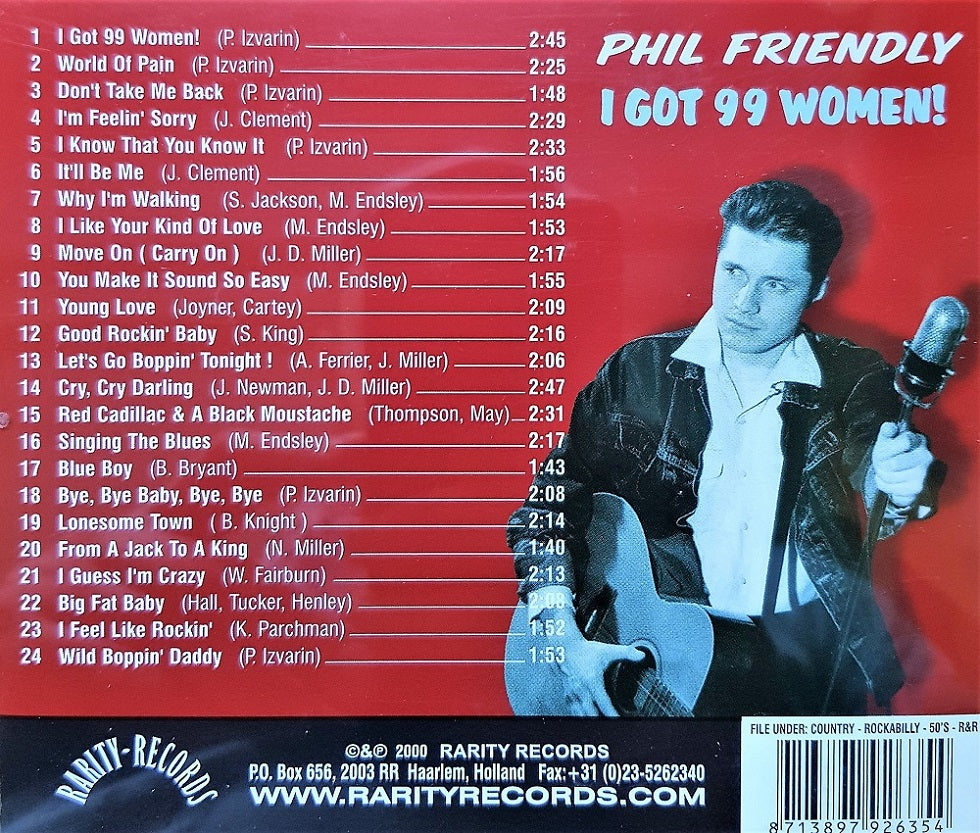 CD - Phil Friendly - I Got 99 Women!