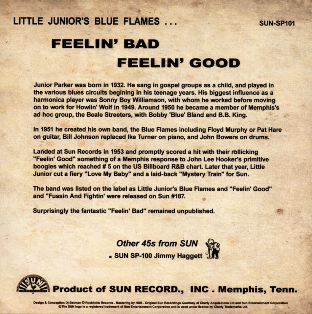 Single - Junior Parker - Feelin' Bad, Feelin' Good