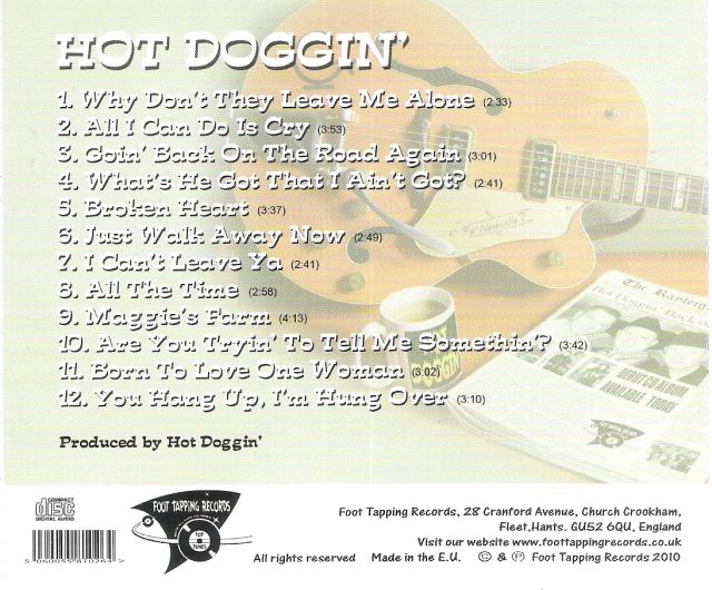 CD - Hot Doggin' - Back On The Road