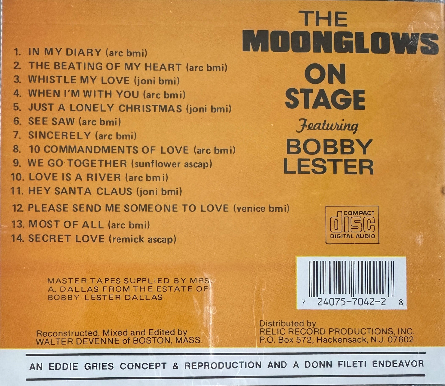 CD - Moonglows - On Stage Featuring Bobby Lester