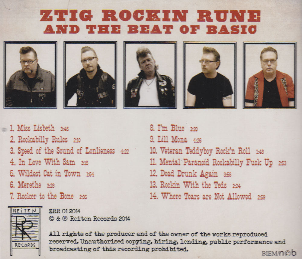 CD - Ztig Rockin Rune And The Beat Of Basic - The Filth And The Glory