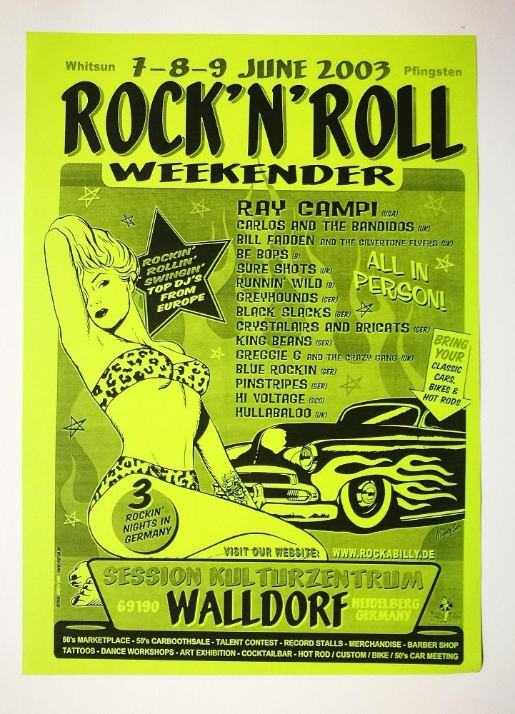 Poster - Walldorf Weekender 2003_gruen