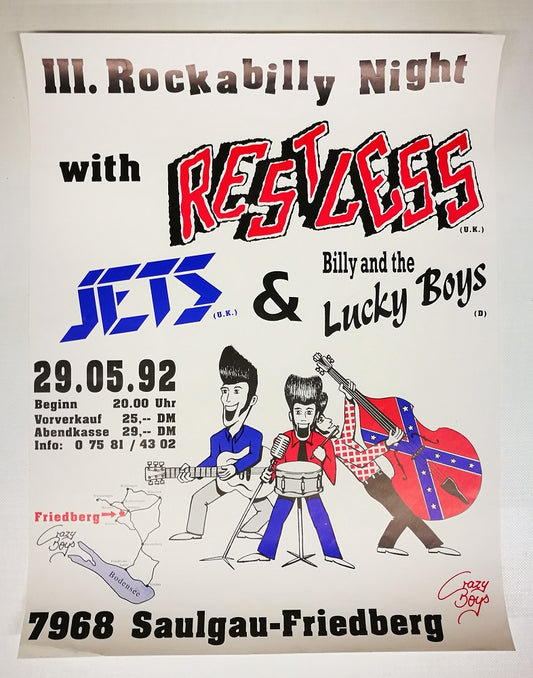 Poster - 3. Wonder Who's Rockabilly Night 02.11.1991
