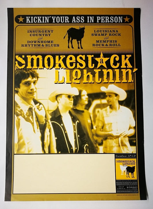 Poster - Smokestack Lightnin' - Kickin' Your Ass In Person...