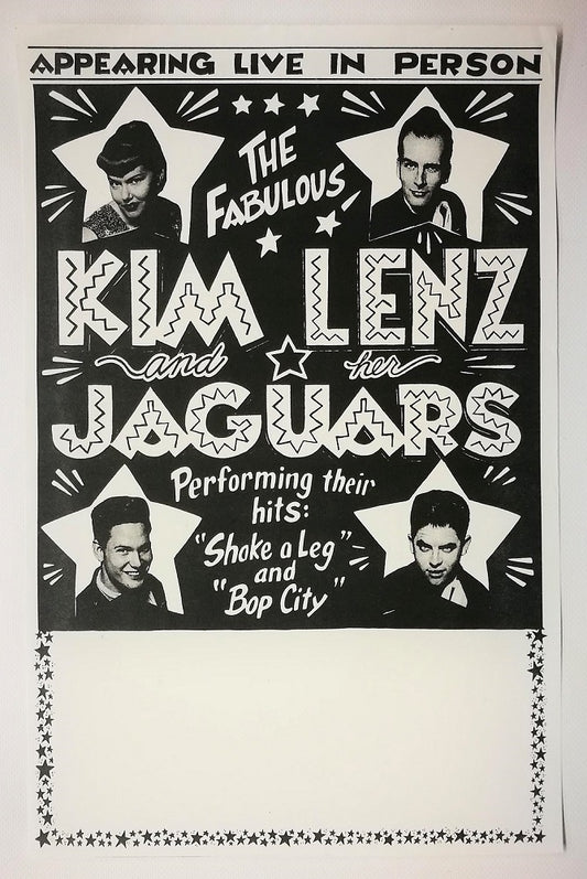 Poster - Kim Lenz and her Jaguars