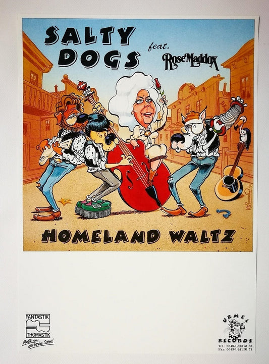 Poster - Salty Dogs & Rose Maddox - Homeland Waltz