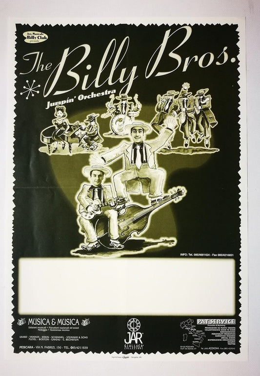 Poster - Billy Bros Jumpin' Orchestra