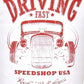 T-Shirt Boy - Rock'n'Roll Heroes - Driving Fast - weiß