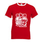 Ringer-Shirt - Busters - SKA AGAINST RACISM, rot