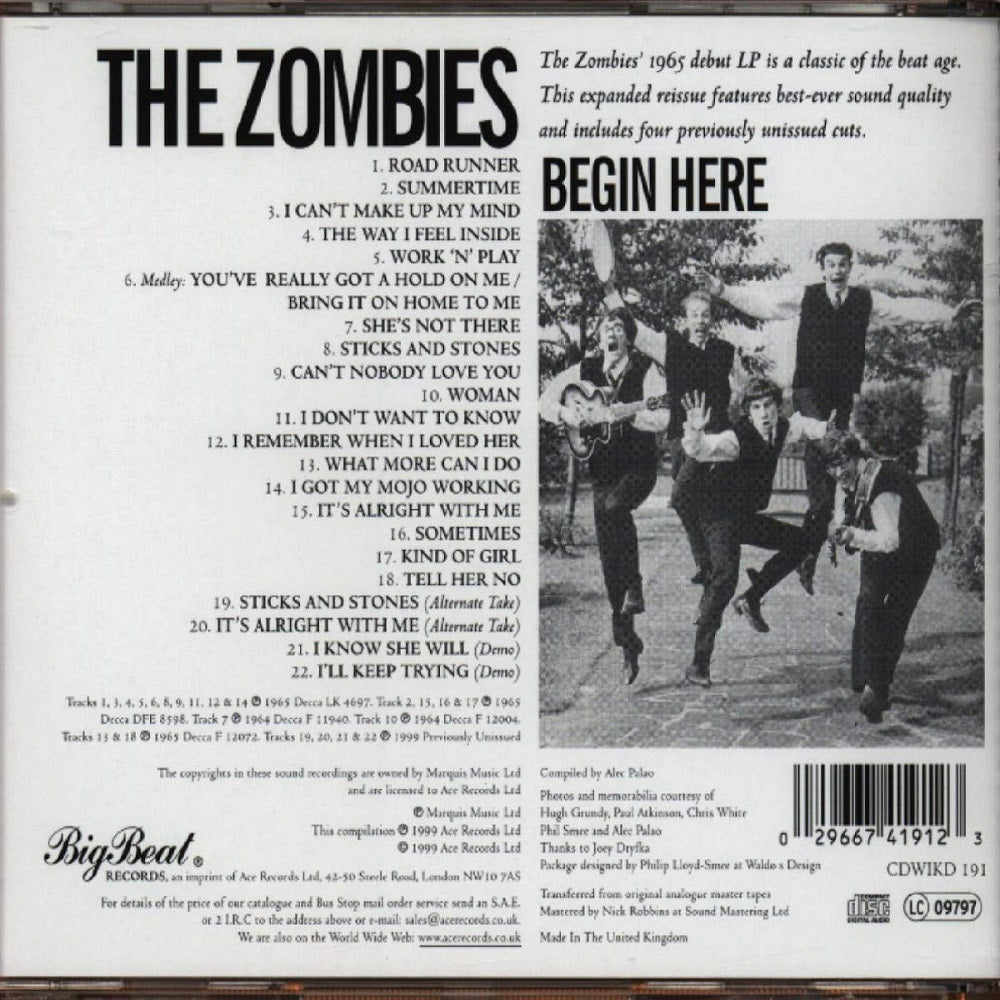 CD - Zombies - Begin Here Plus