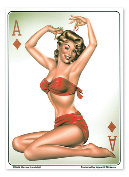 Postkarten-Set - 5x Pin Up - Diamonds