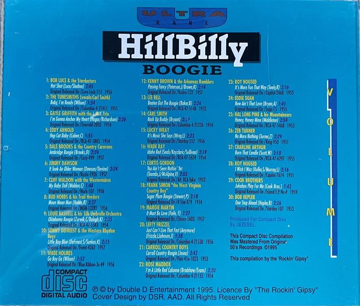 CD - VA - Ultra Rare Hillbilly Boogie Vol. 1