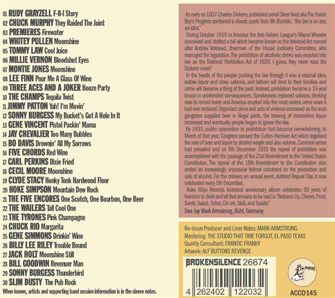 CD - VA - Booze Party - The Rockers – 90 Years Prohibition