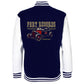 College-Jacke - Part Records Hot Rod, Blue-White