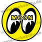 Hot Rod Aufkleber - Moon Equipped