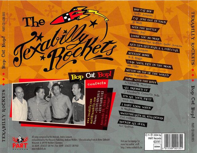 CD - Texabilly Rockets - Bop Cat Bop