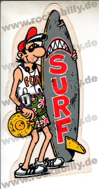 Frank Margerin Aufkleber - Fun Surf