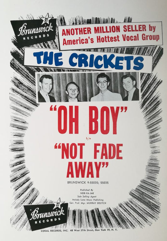 DIN A3 Poster - Crickets - Oh Boy