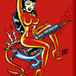 Vince Ray Fridge Magnets - Tattoo Girl