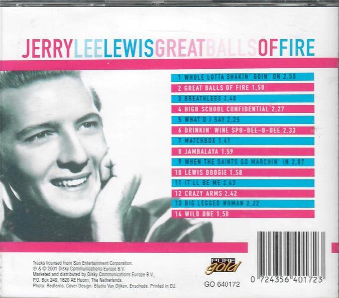 CD - Jerry Lee Lewis - Great Balls Of Fire