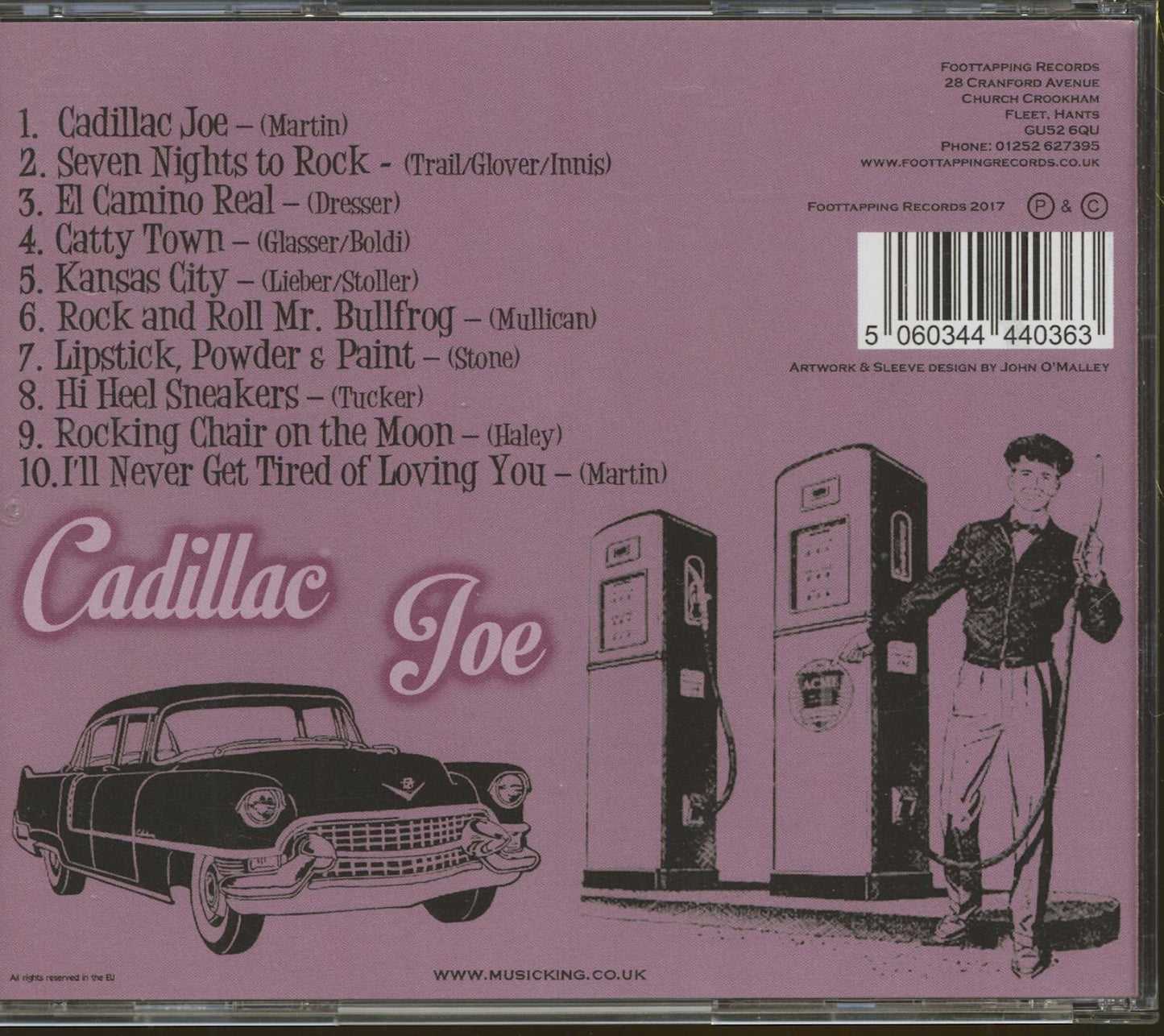 CD - Eddie Martin & His Rhythm Cruisers - Cadillac Joe