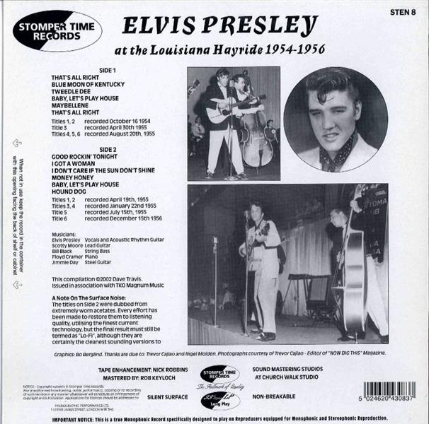 10inch - Elvis Presley - At The Louisiana Hayride