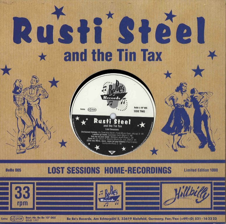 10inch - Rusti Steel & The Tin Tax - Lost Sessions