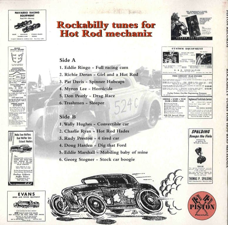 10inch - VA - Rockabilly Tunes For Hot Rod Mechanix