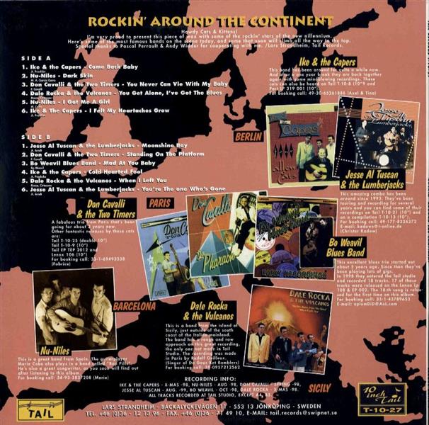 10inch - VA - Rockin' Around The Continent (Nu Niles, Dale Rocka, Randy Rich, Bo Weavil, Jesse Al Tuscan...)