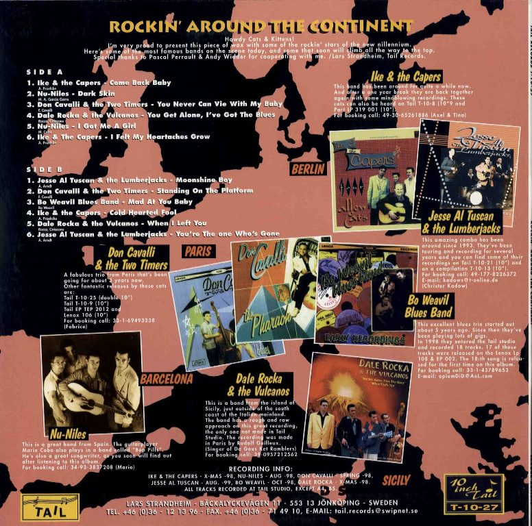 10inch - VA - Rockin' Around The Continent (Nu Niles, Dale Rocka, Randy Rich, Bo Weavil, Jesse Al Tuscan...)