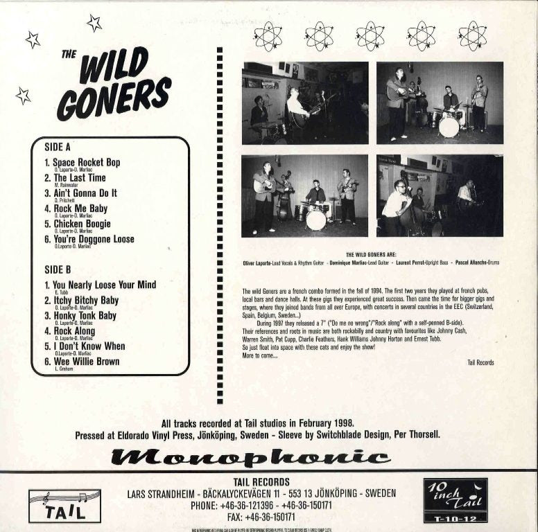 10inch - Wild Goners - Face The Space