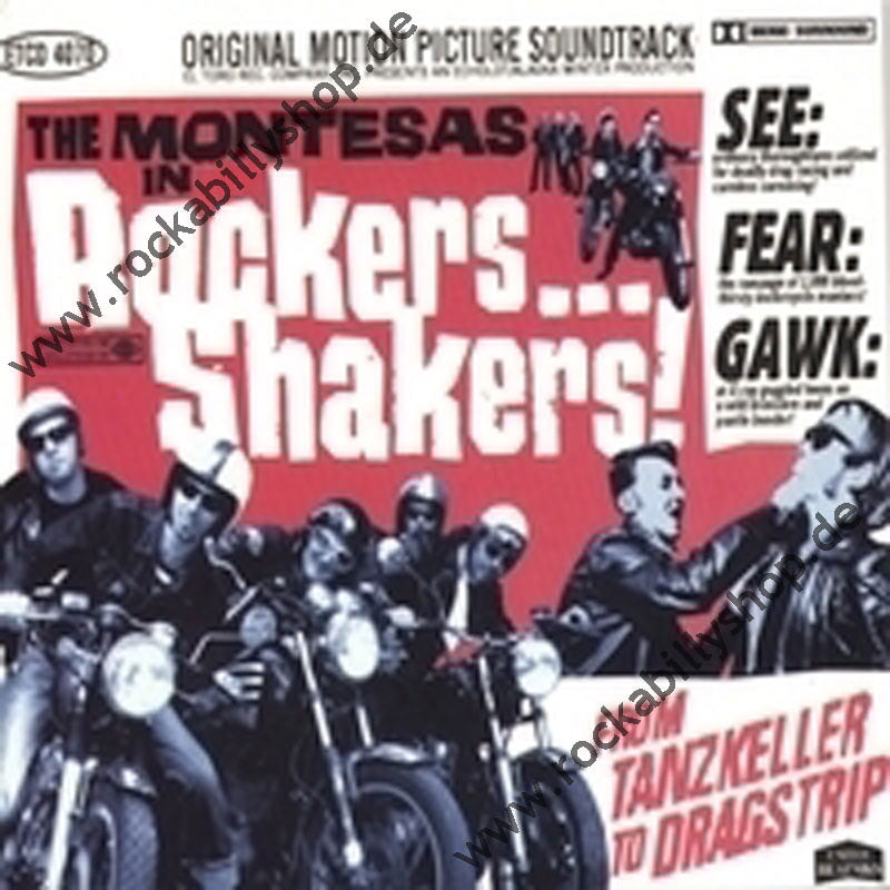 CD - Montesas - Rockers! Shakers! original motion picture soundtrack