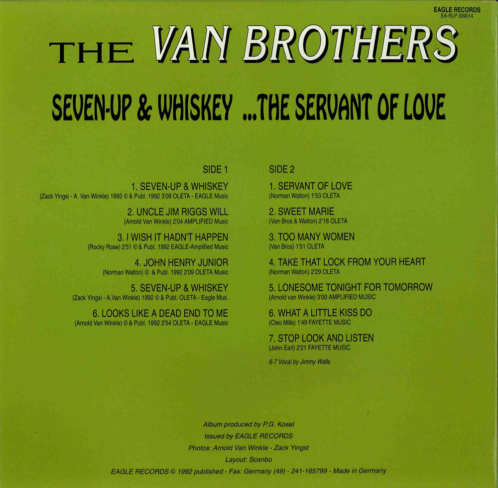 LP - Van Brothers - The Servant Of Love