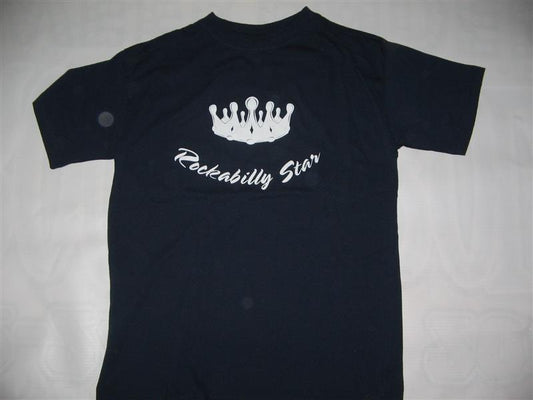 T-Shirt - Rockabilly Star, Schwarz