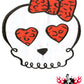 Rückenaufnäher - Girl Skull