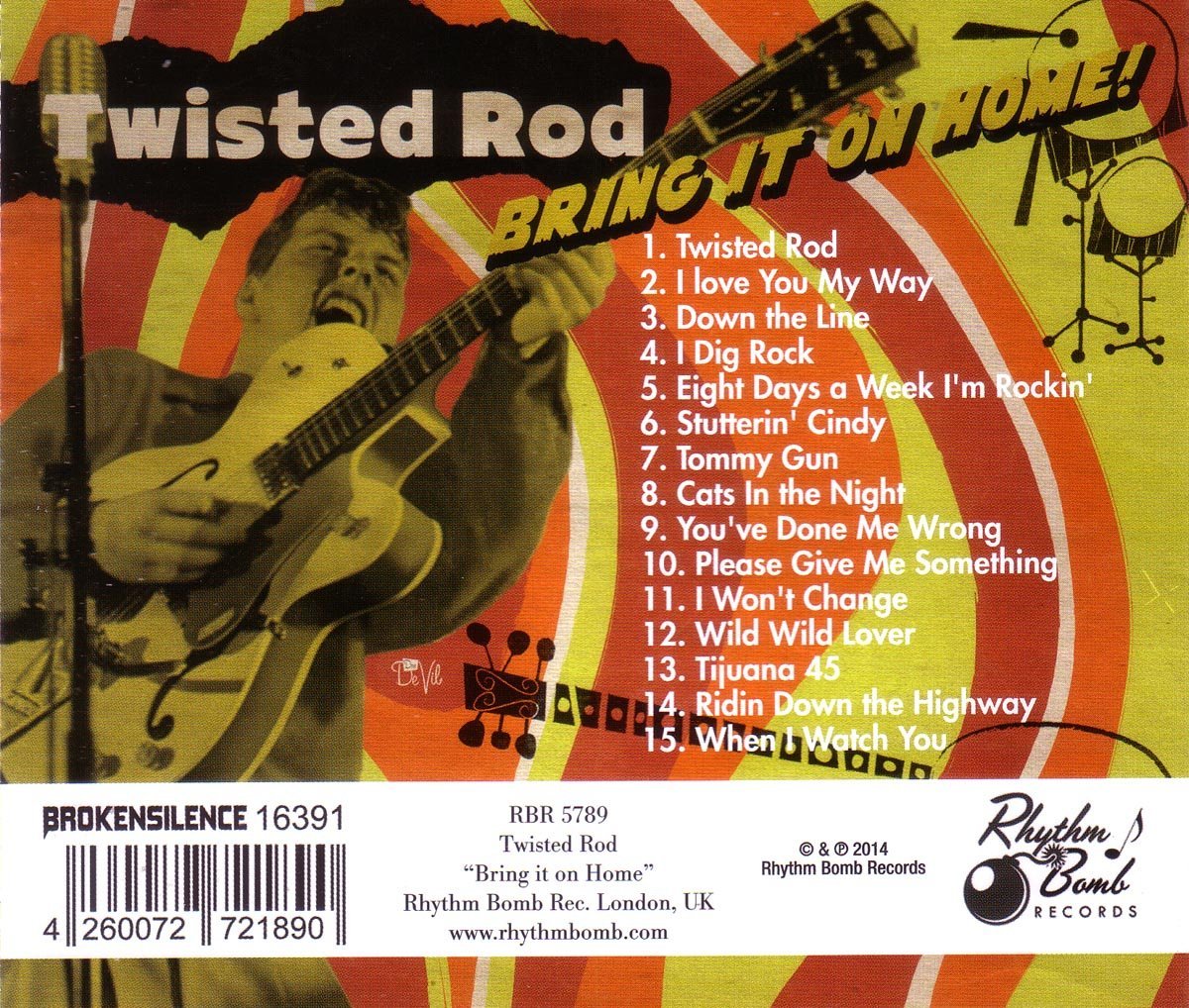 CD - Twisted Rod - Bring It on Home