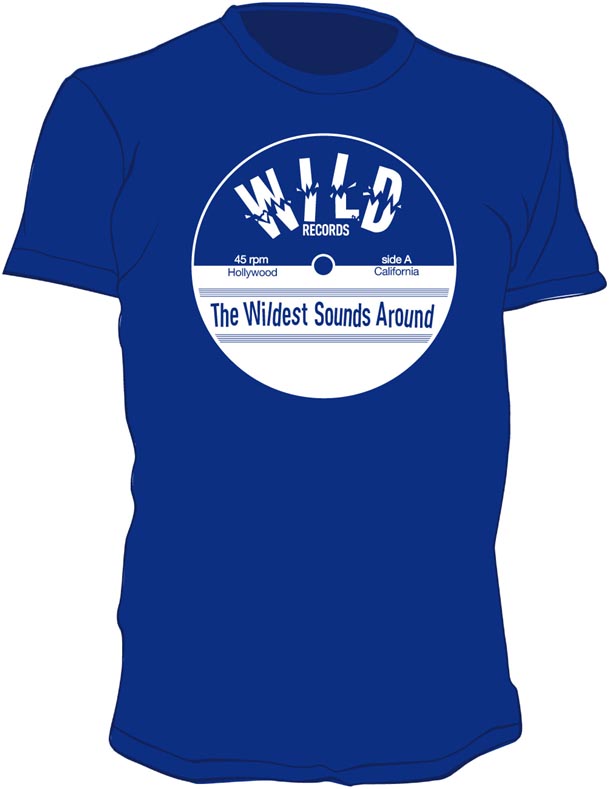 T-shirt - Wild Records, Blau