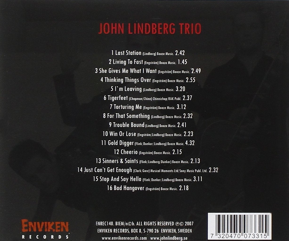 CD - John Lindberg Rockabilly Trio - Win Or Lose