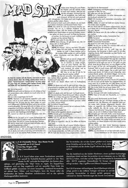 Magazin - Dynamite! - No. 21