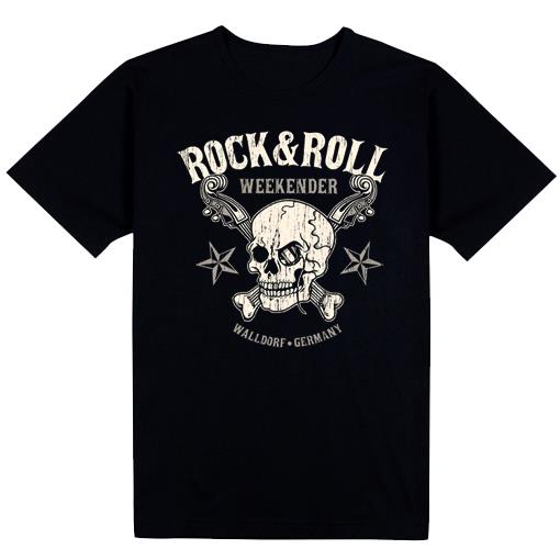 T-Shirt - Walldorf Weekender Skull distressed