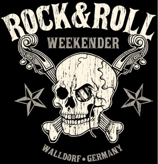 T-Shirt - Walldorf Weekender Skull distressed