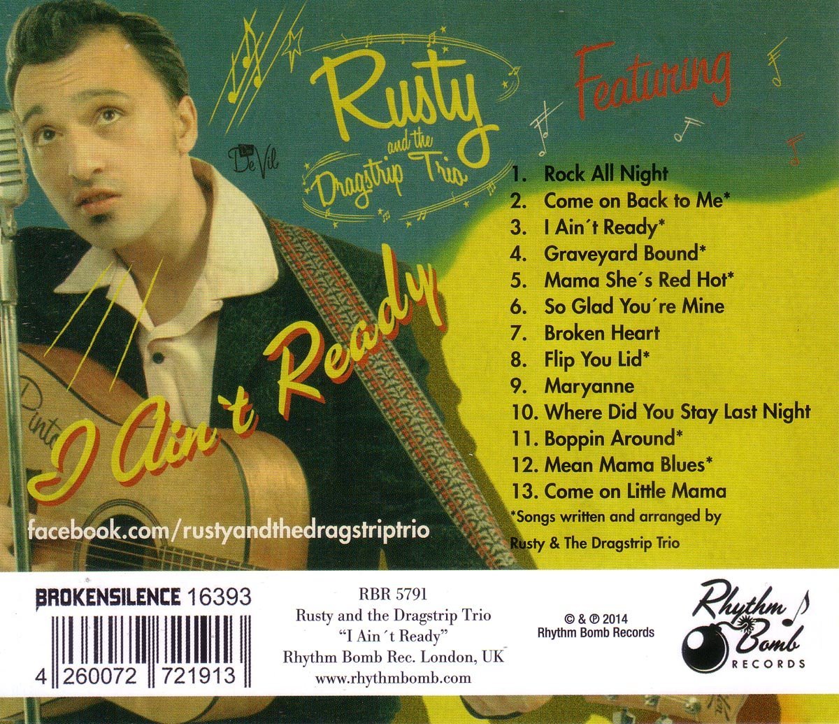 CD - Rusty and The Dragstrip Trio - I Ain't Ready