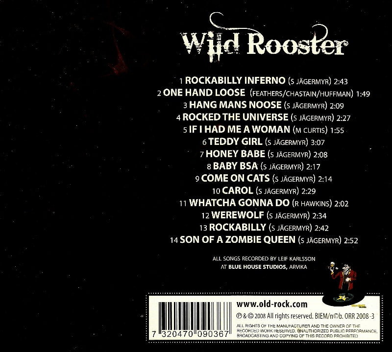 CD - Wild Rooster - Rockabilly Inferno