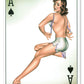Postkarten-Set - 5x Pin Up - Spades