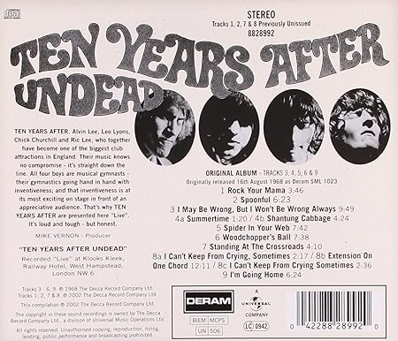 CD - Ten Years After - Undead