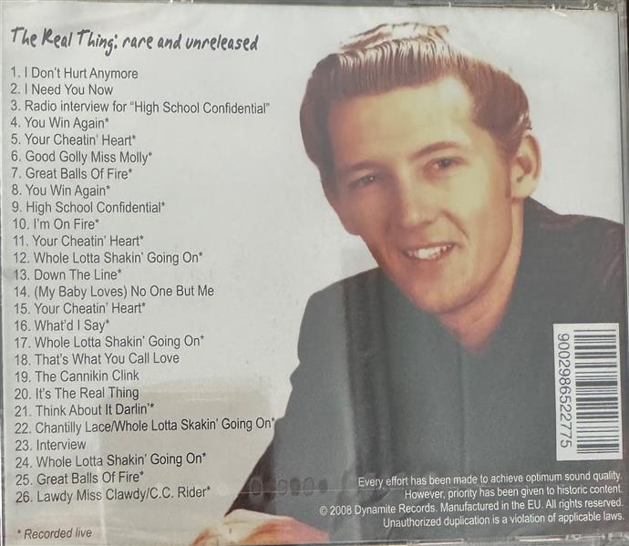 CD - Jerry Lee Lewis - The Real Thing: Rare And Unreleased