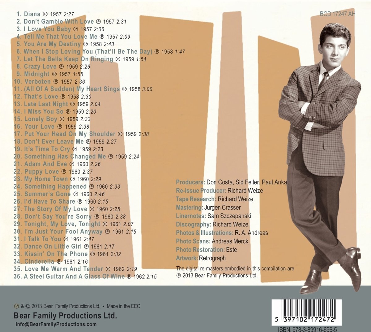 CD - Paul Anka - Dianacally Yours